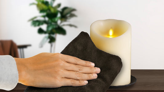 Flameless Candle Cleaning & Care