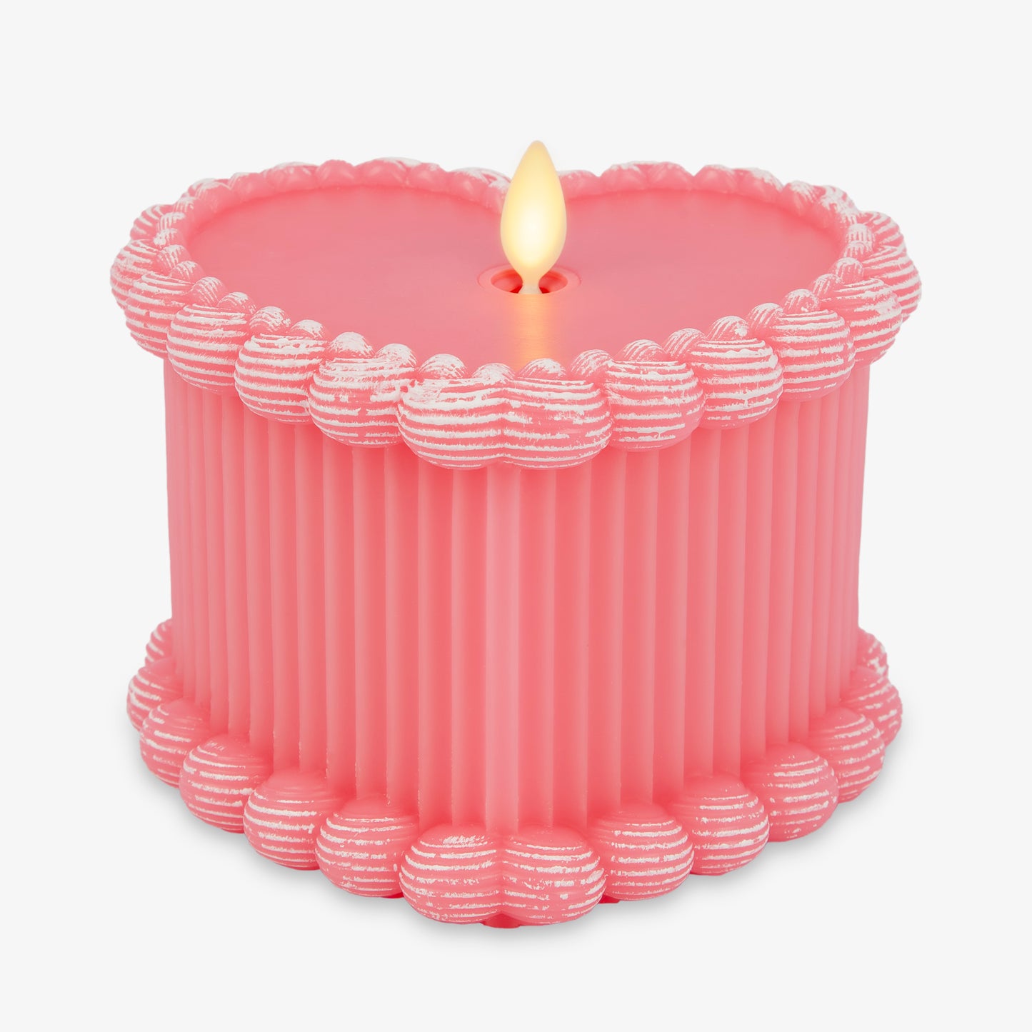 Sweet Pink Heart Cake