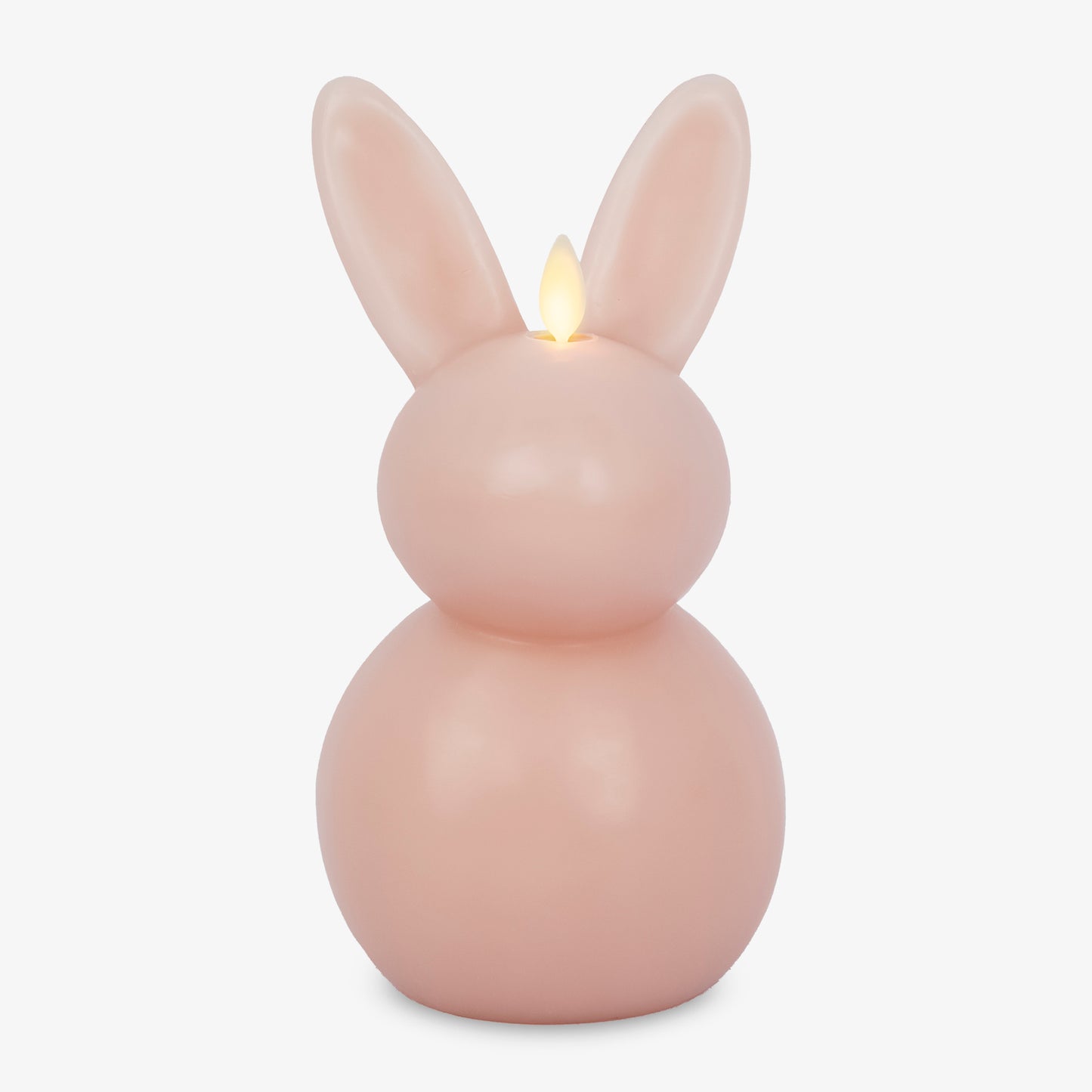 Dusky Rose Flameless Candle Bunny