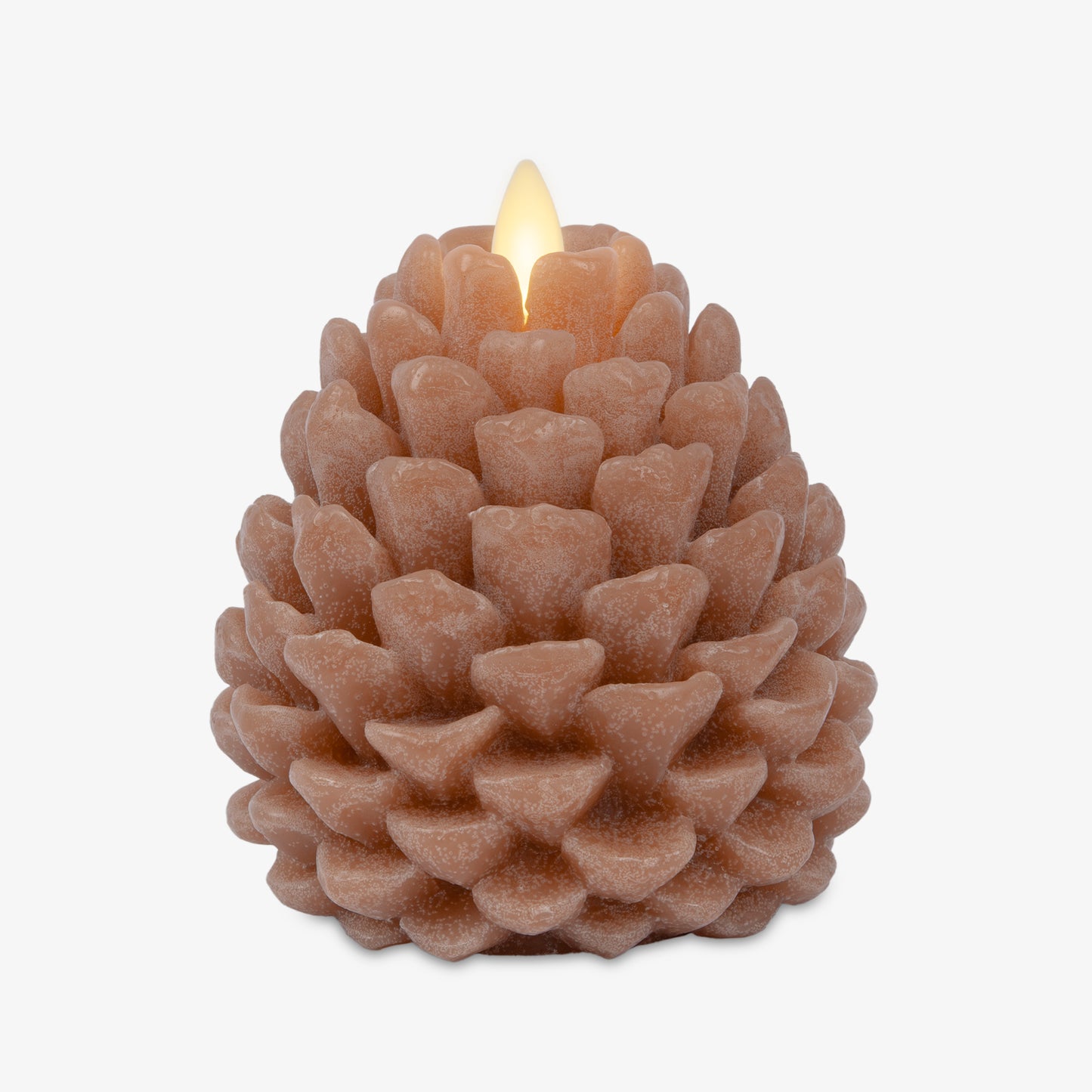 Caramel Café Flameless Candle Pinecones