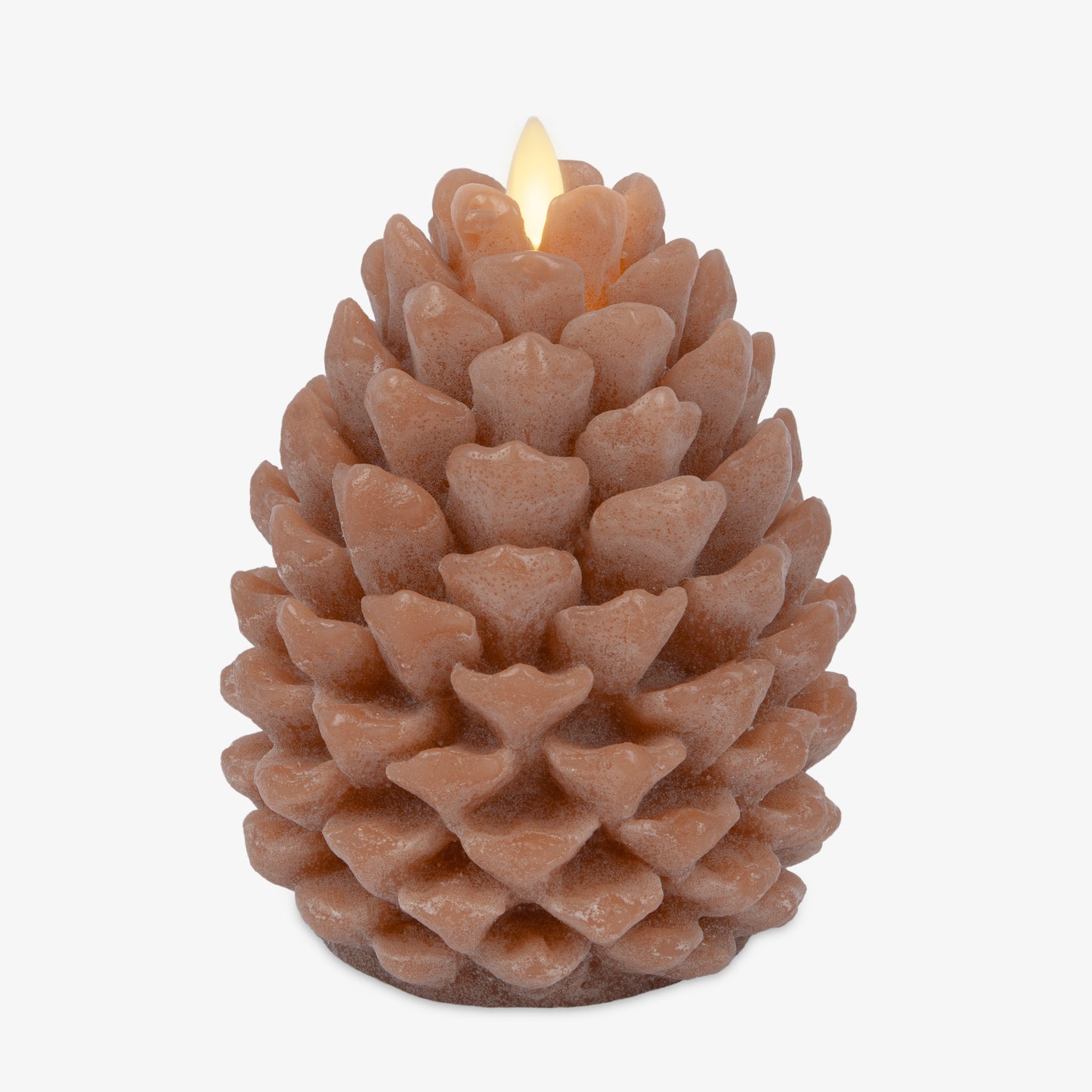 Caramel Café Flameless Candle Pinecones
