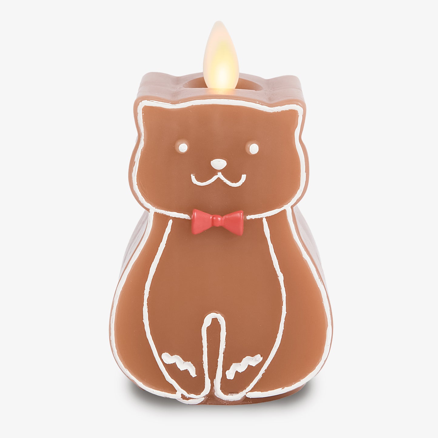 Gingerbread Cat Flameless Candle