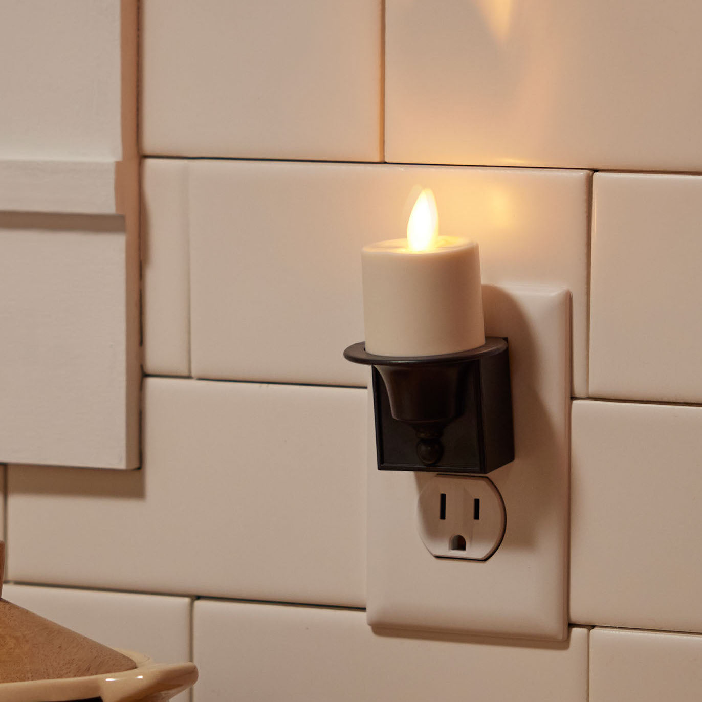 Black Flameless Candle Nightlight