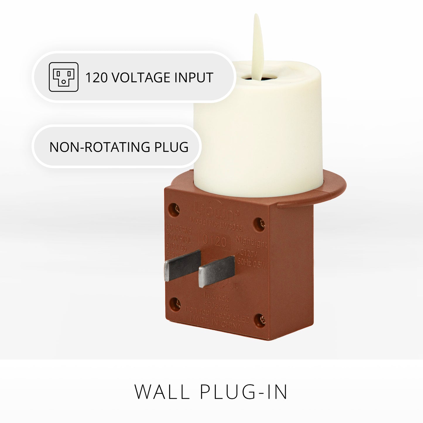Baked Clay Flameless Candle Nightlight