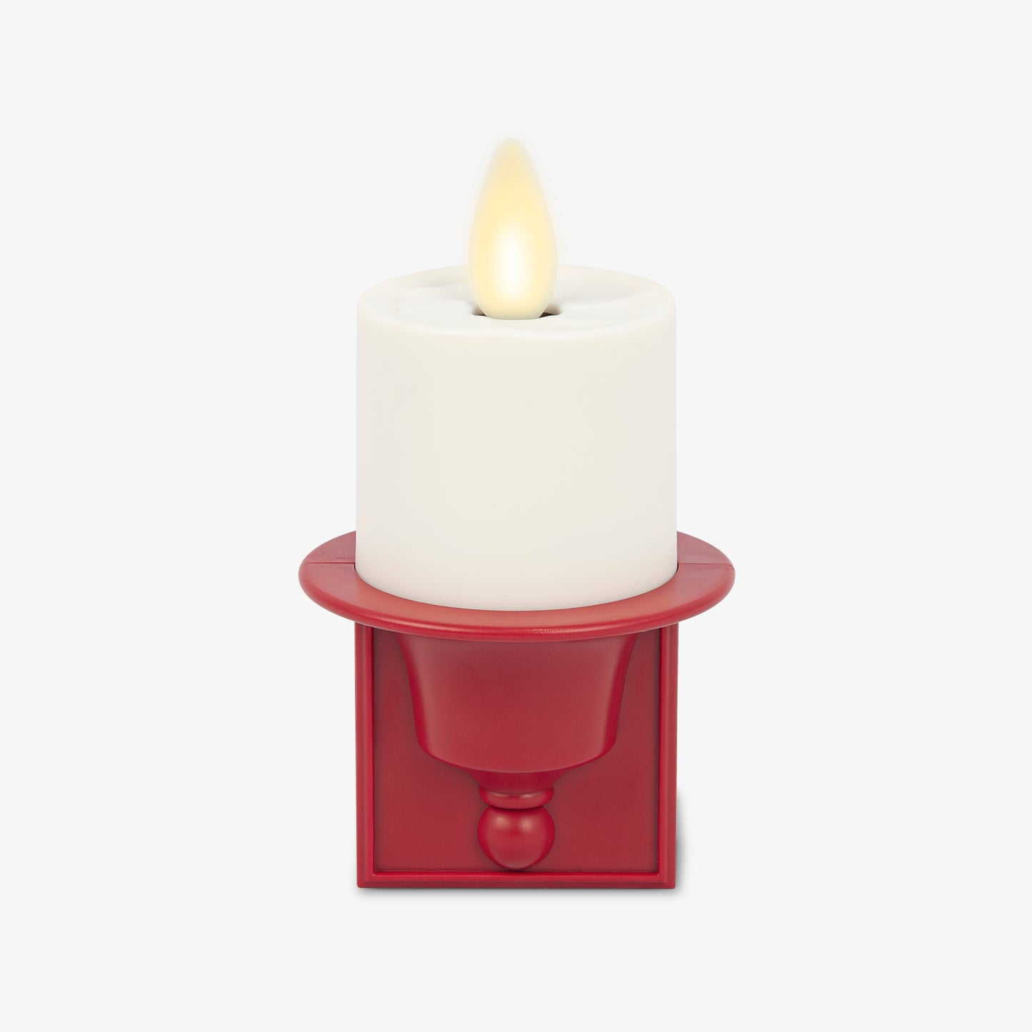 Holiday Red Flameless Candle Nightlight