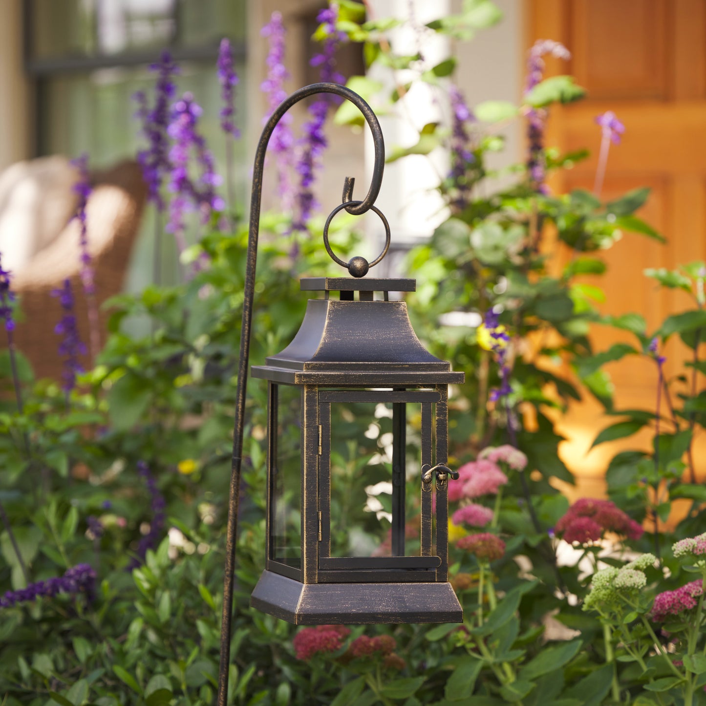 12" Heritage Lantern with 38" Shepherd's Hook (Lantern Only)