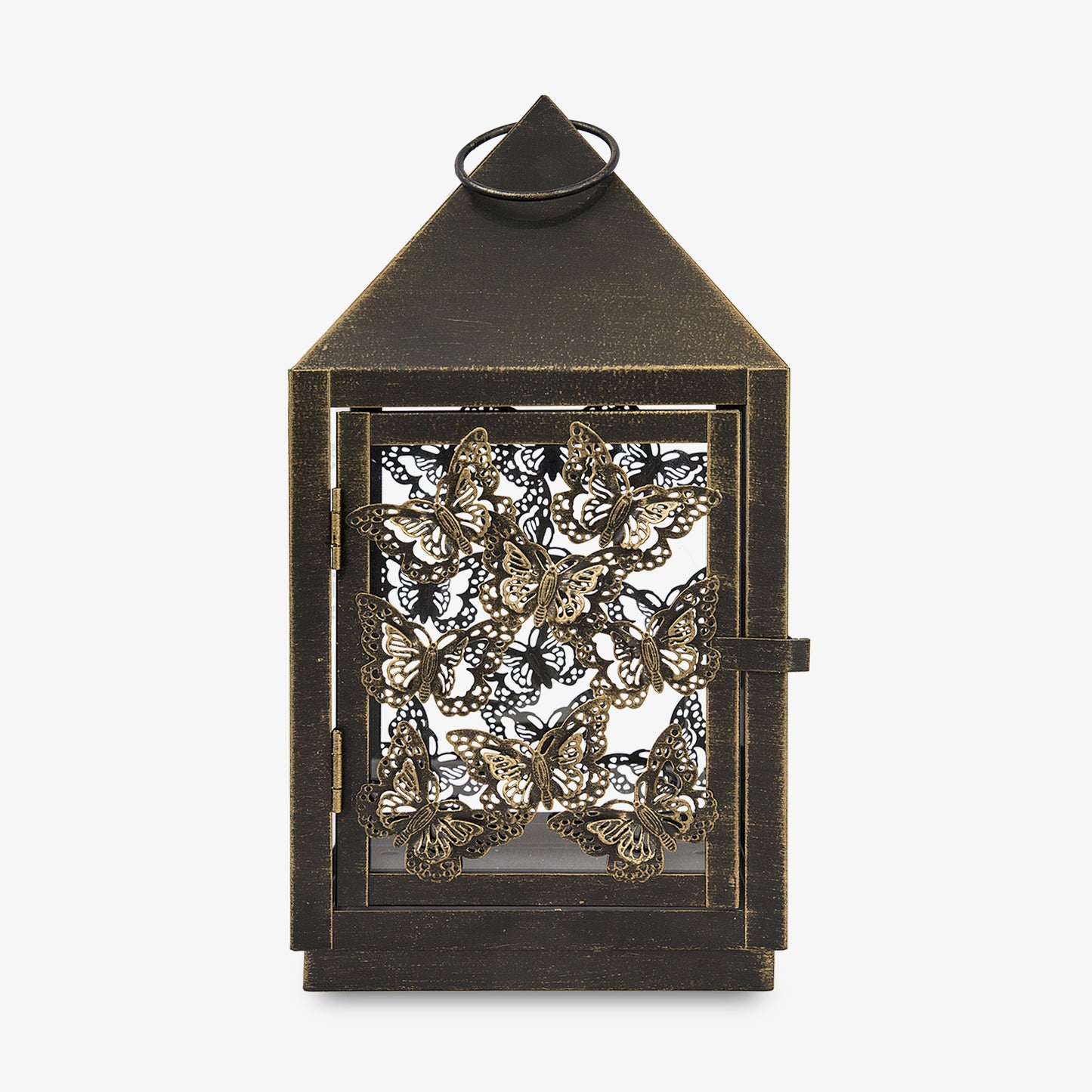 11.5" Butterfly Lantern with 38" Shepherd's Hook (Lantern Only)