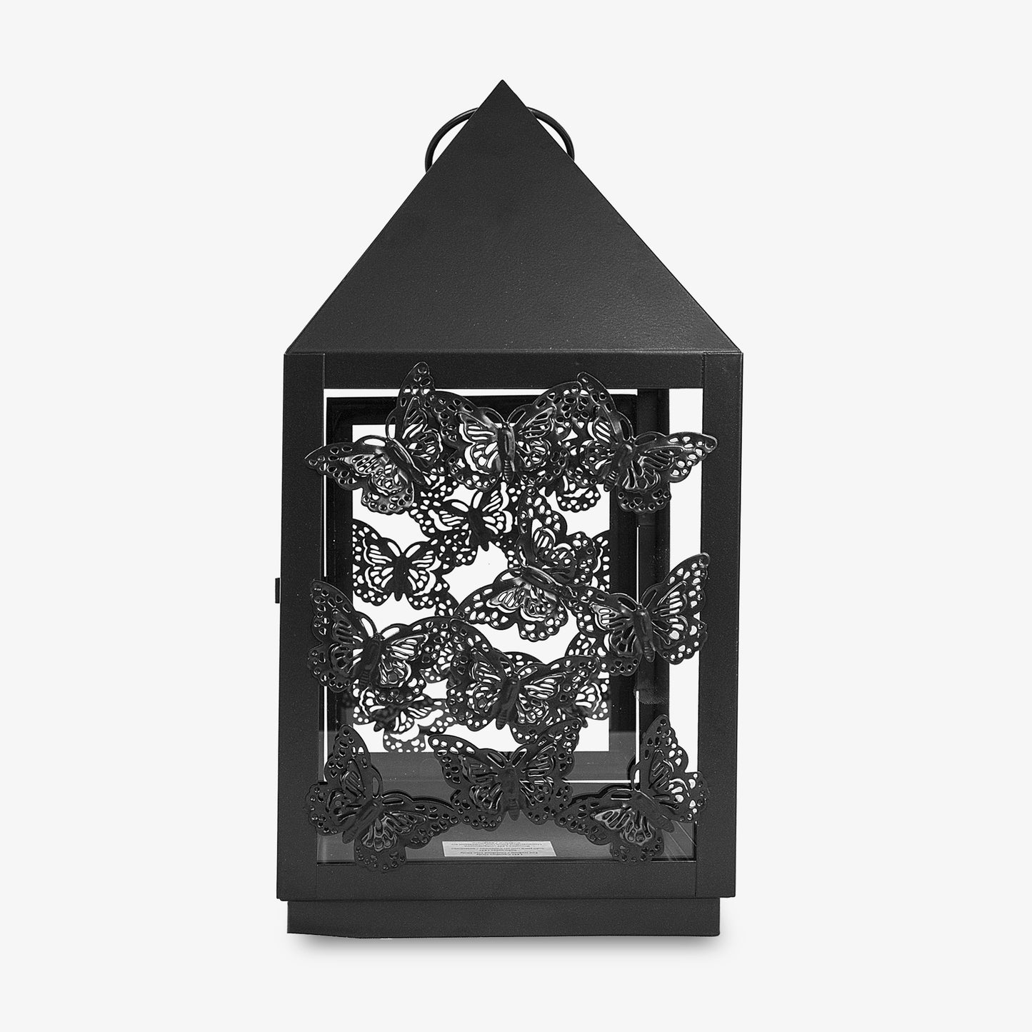 11.5" Butterfly Lantern with 38" Shepherd's Hook (Lantern Only)