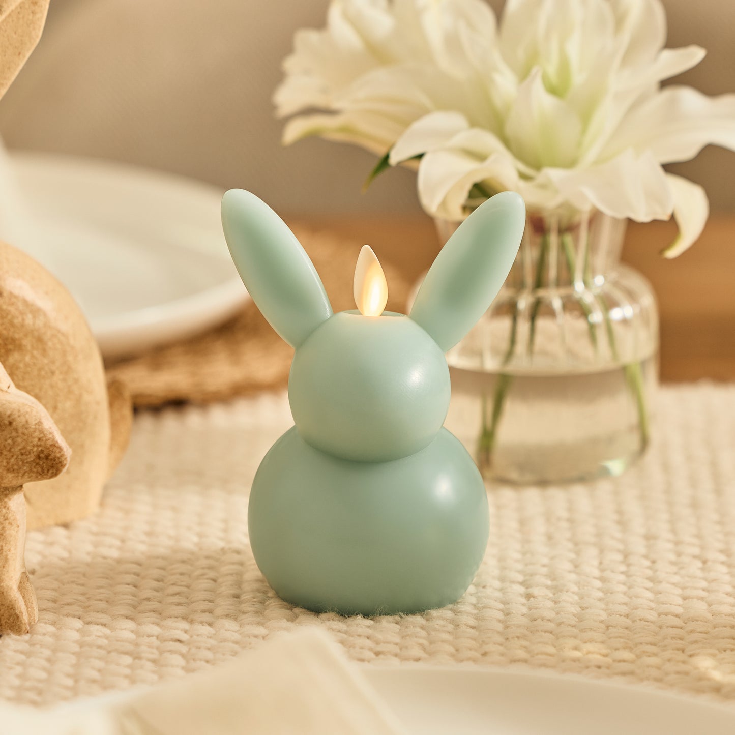 Fresh Mint Flameless Candle Small Bunny