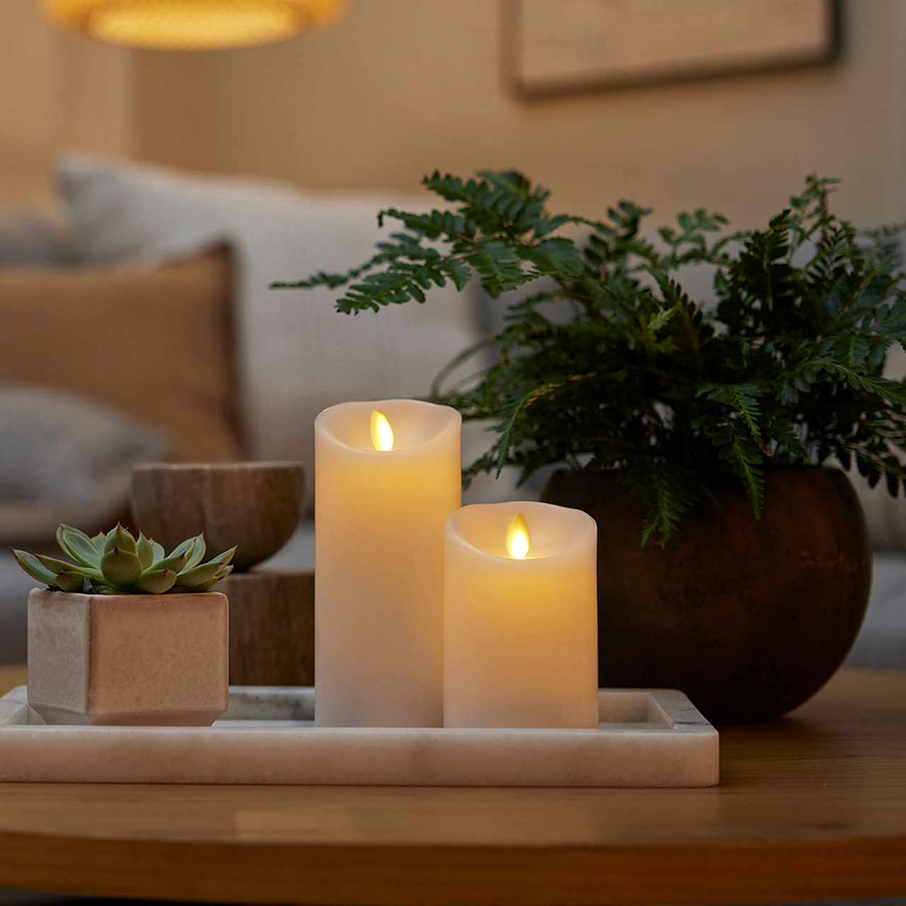 an image of a color-changing flameless candle from Luminara