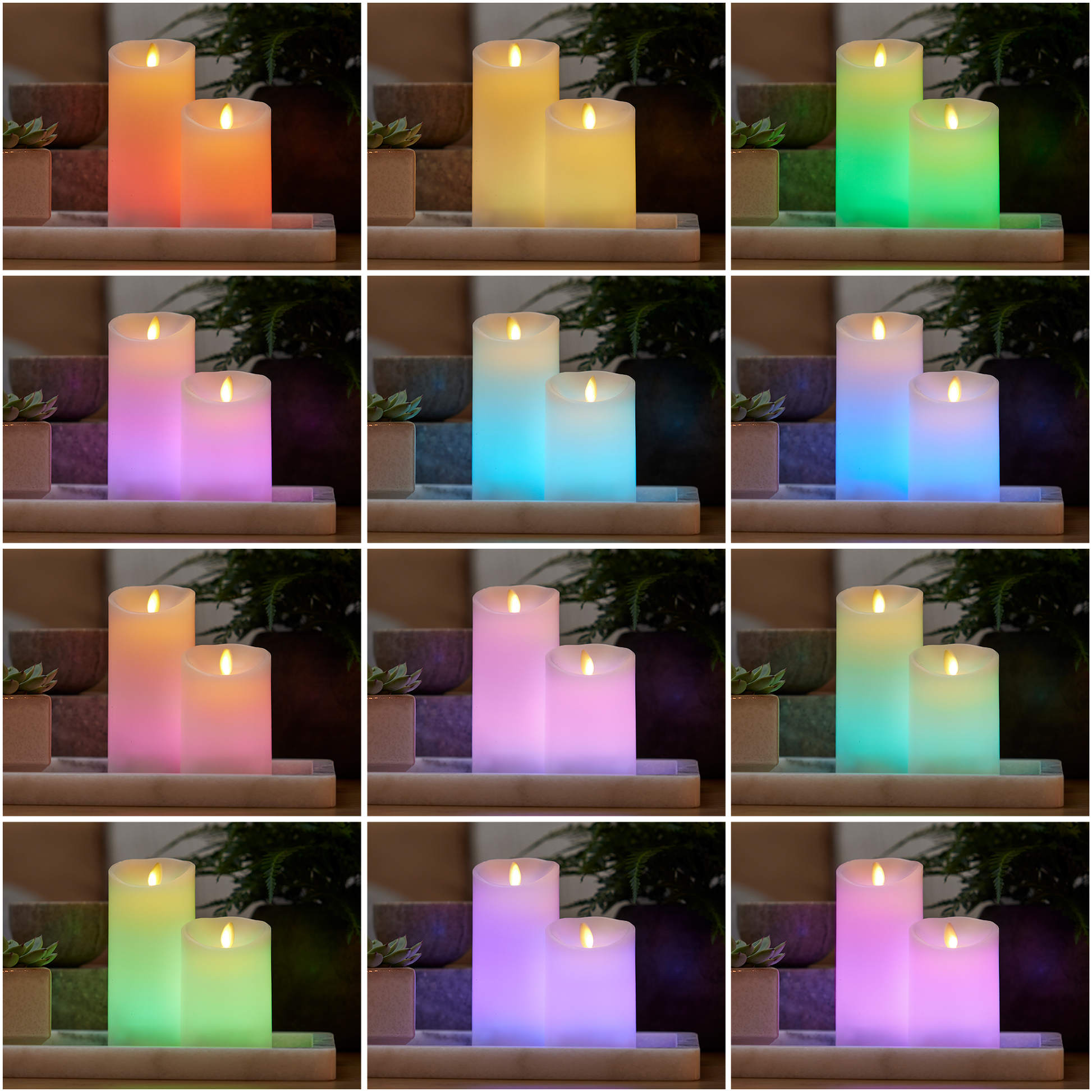 an image of a color-changing flameless candle from Luminara
