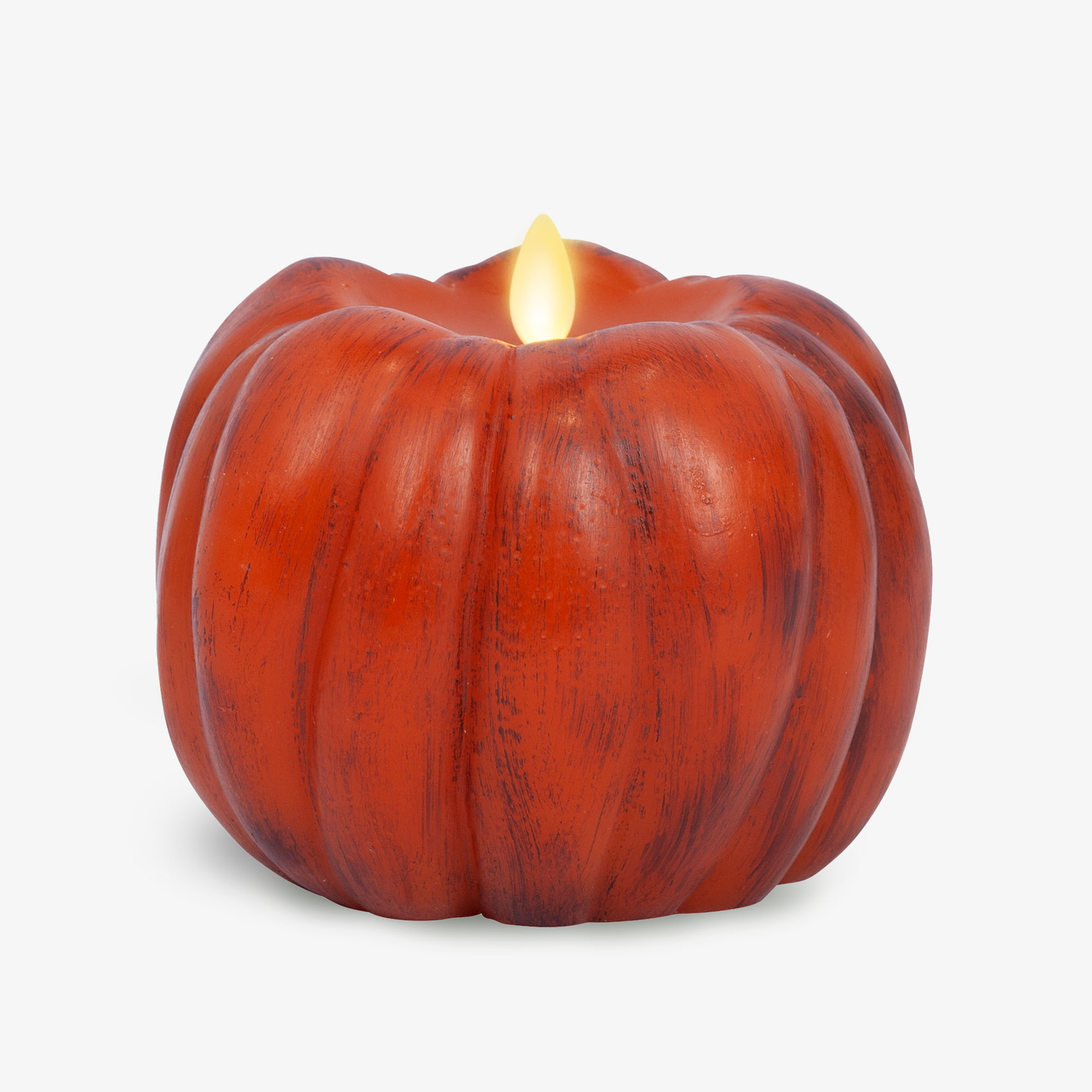 Luminara Pumpkin Orange Flameless Candle