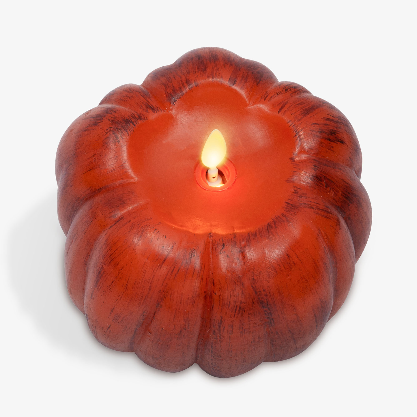 Luminara Pumpkin Orange Flameless Candle