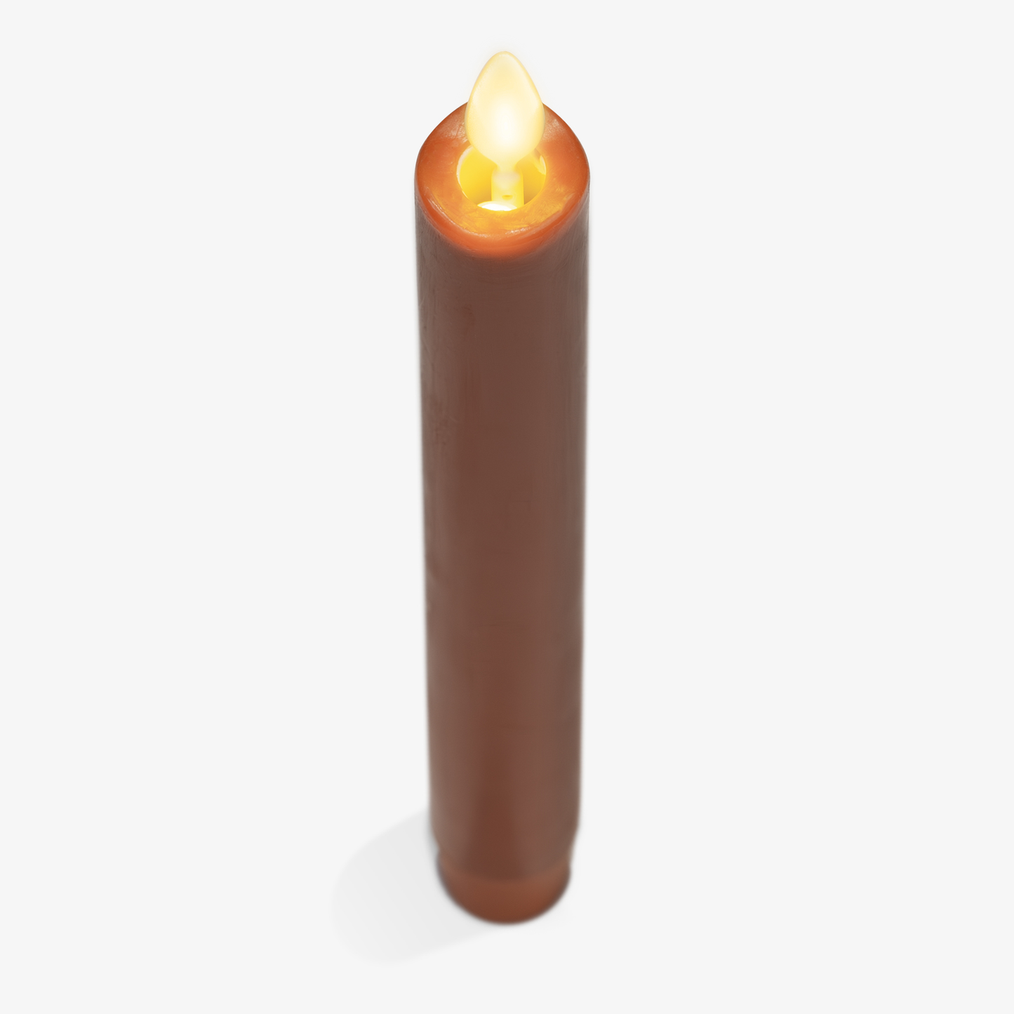 Set of 2 Harvest Pumpkin Flameless Candle Tapers - Melted Top