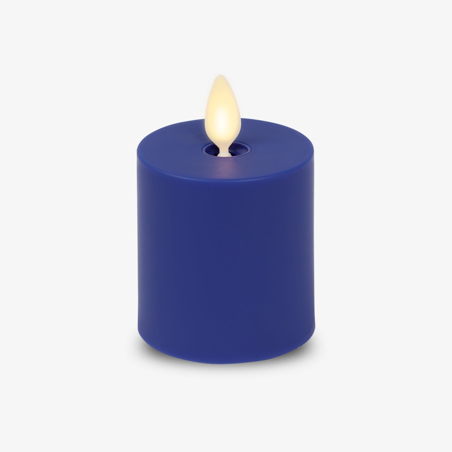 Vivid Ultramarine Outdoor Flameless Candle Votive