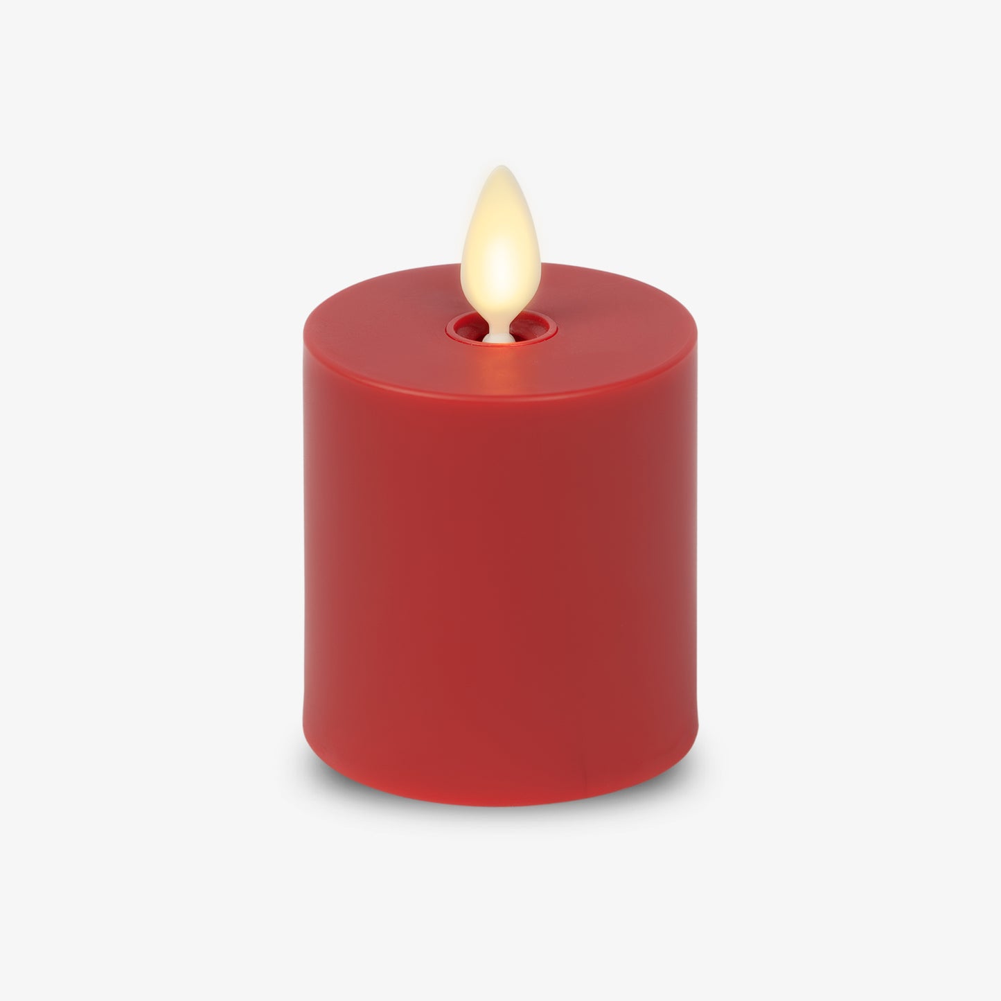 Cherry Red Outdoor Flameless Candle Votive