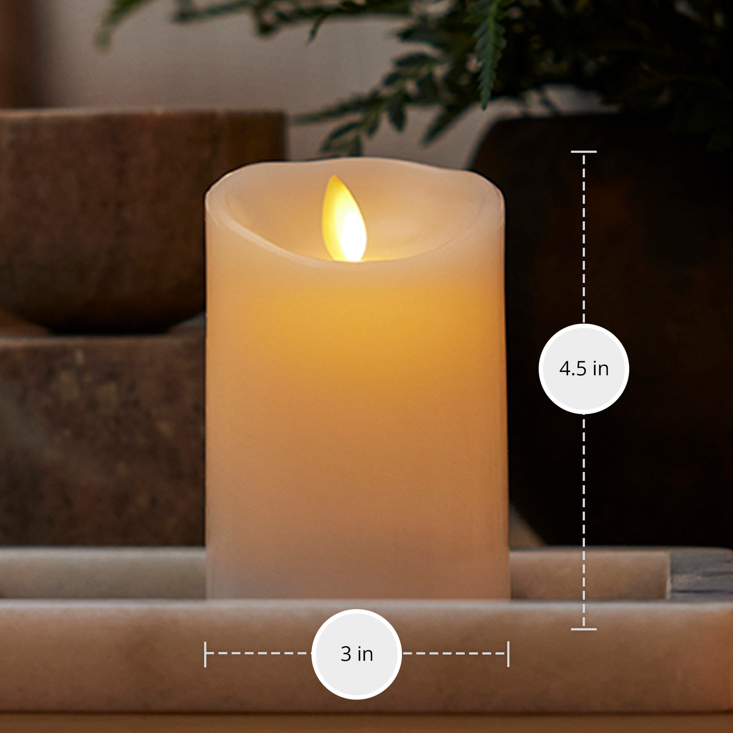 an image of a color-changing flameless candle from Luminara