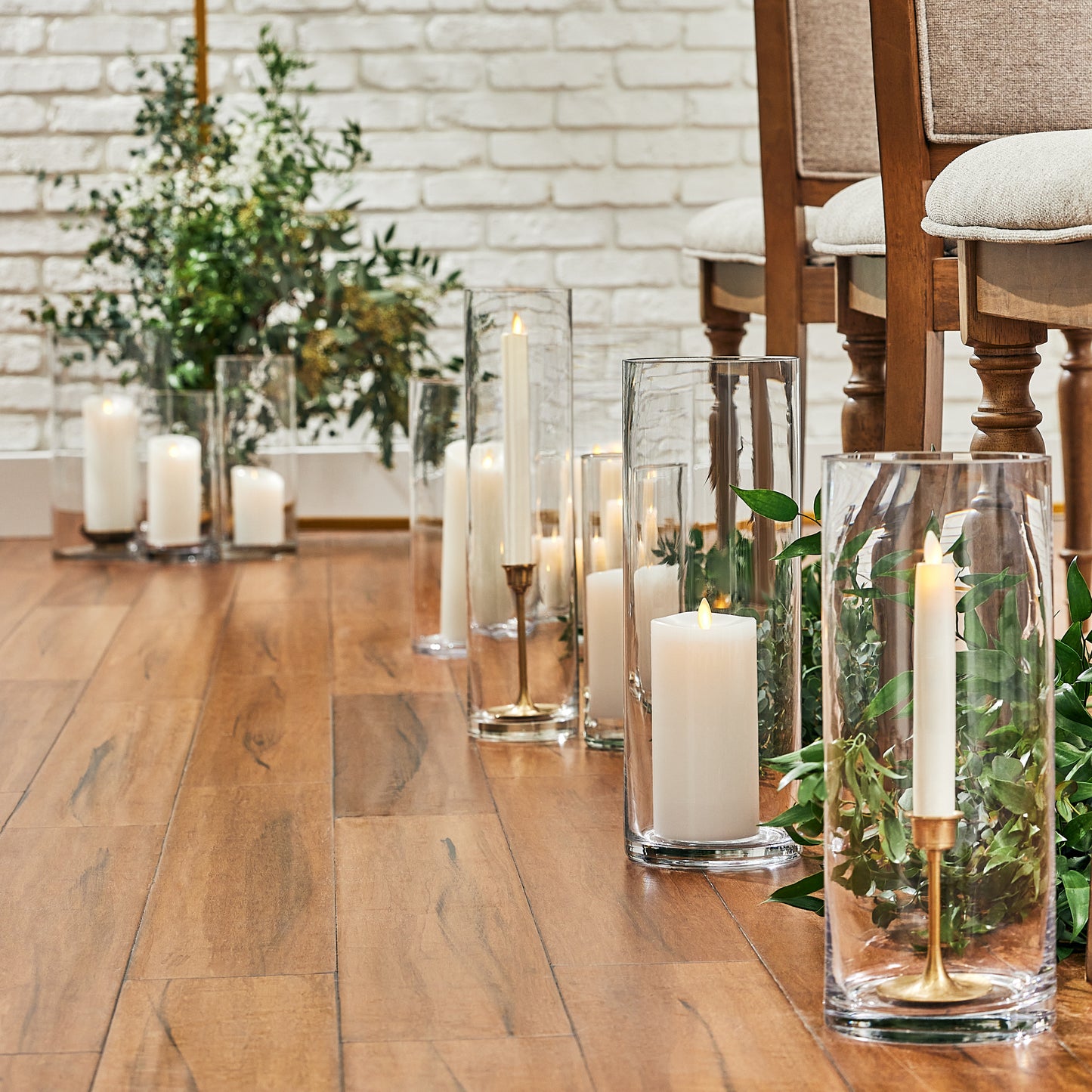 an image of Luminara's set of 3 flameless candles