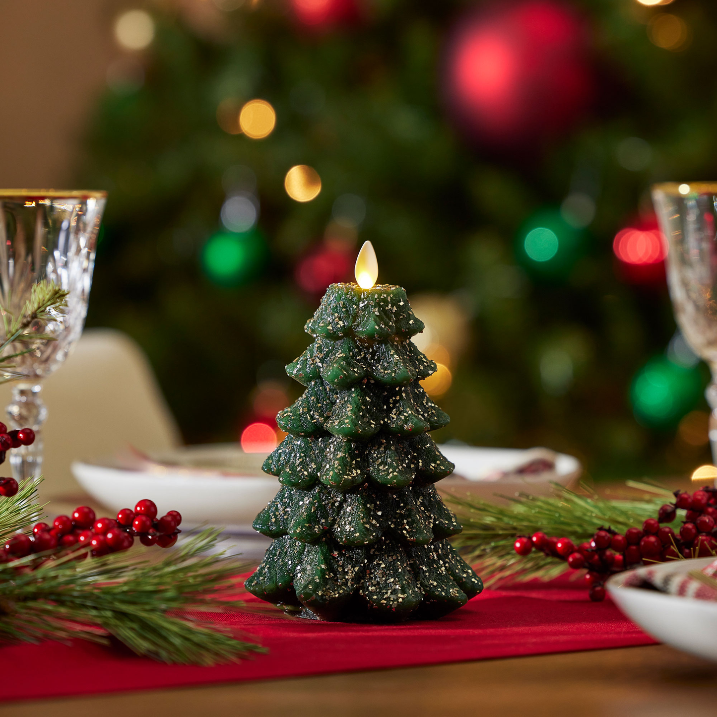 an image of Luminara's Christmas tree candles