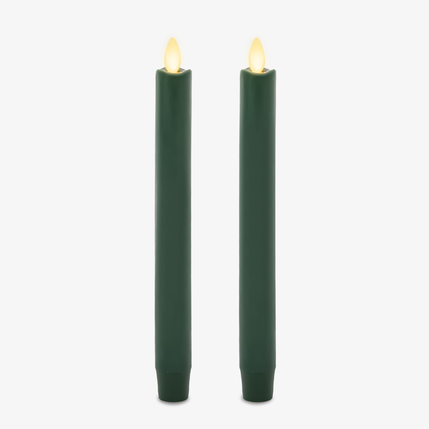 an image of Luminara's green flameless candles