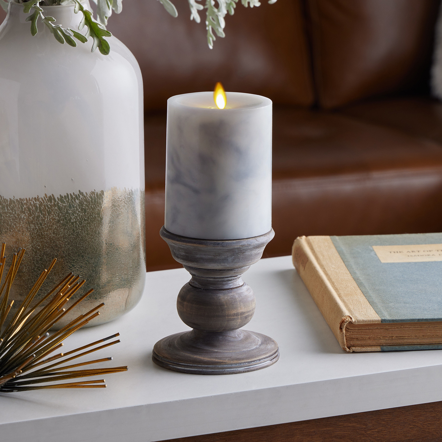 Luminara's Flameless Marble Candle