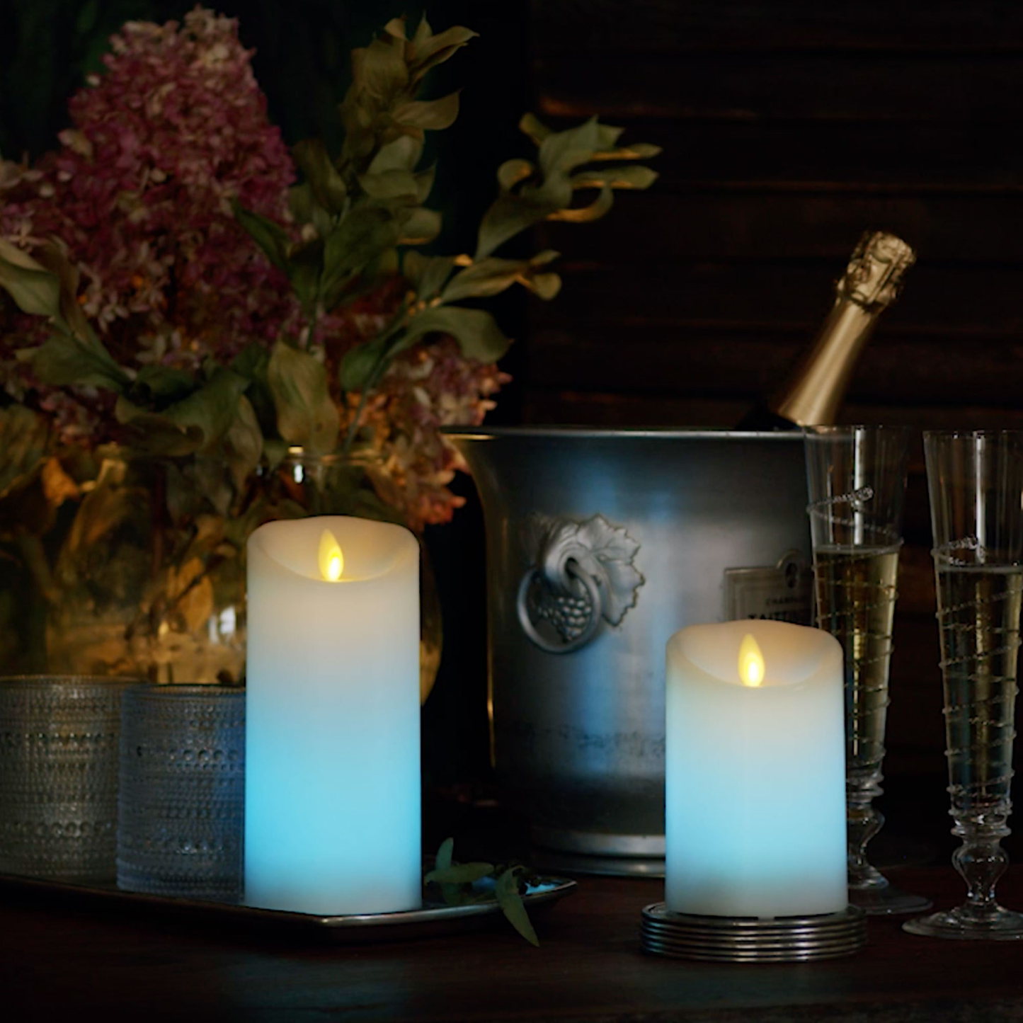 Luminara's color changing candles