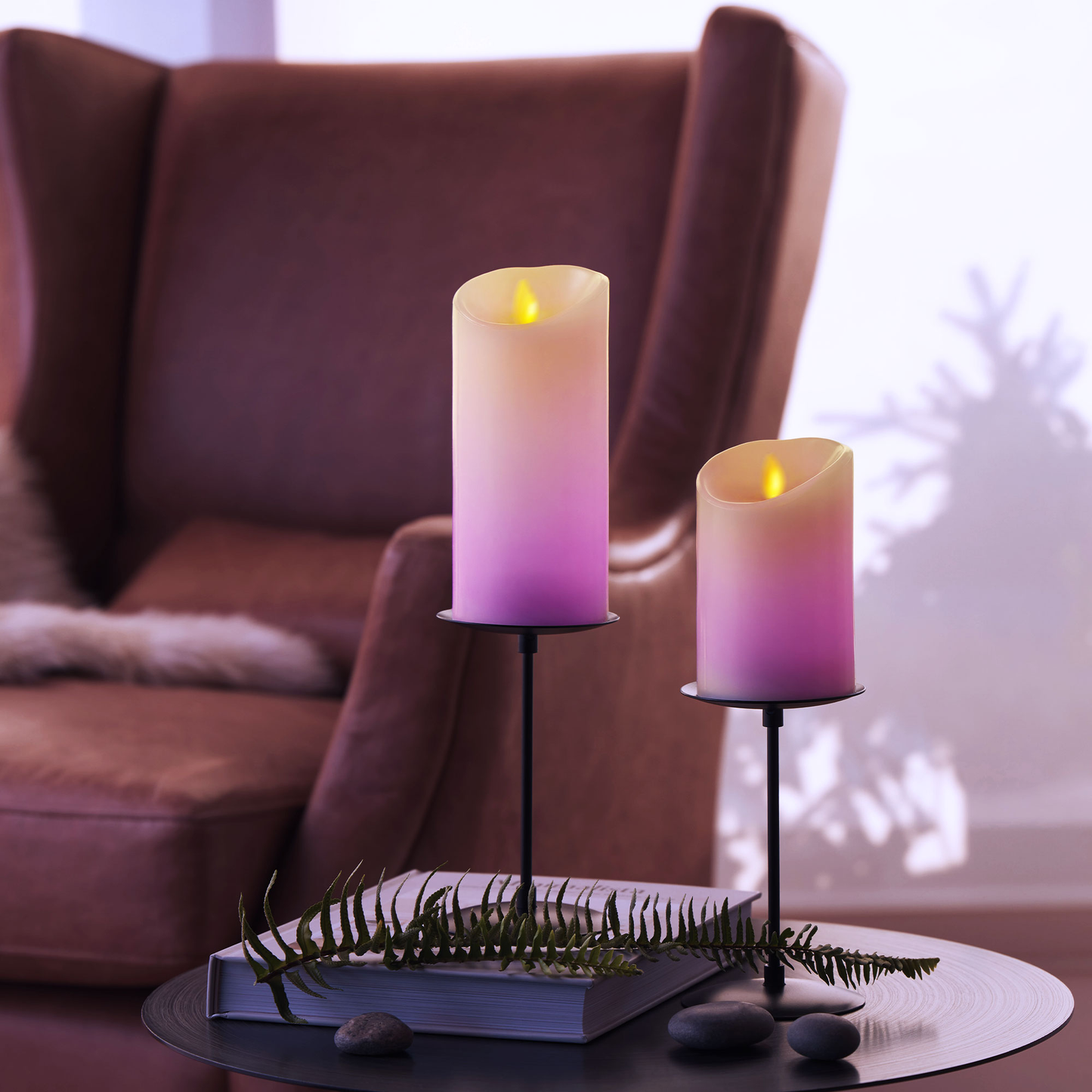 Luminara's color changing candles