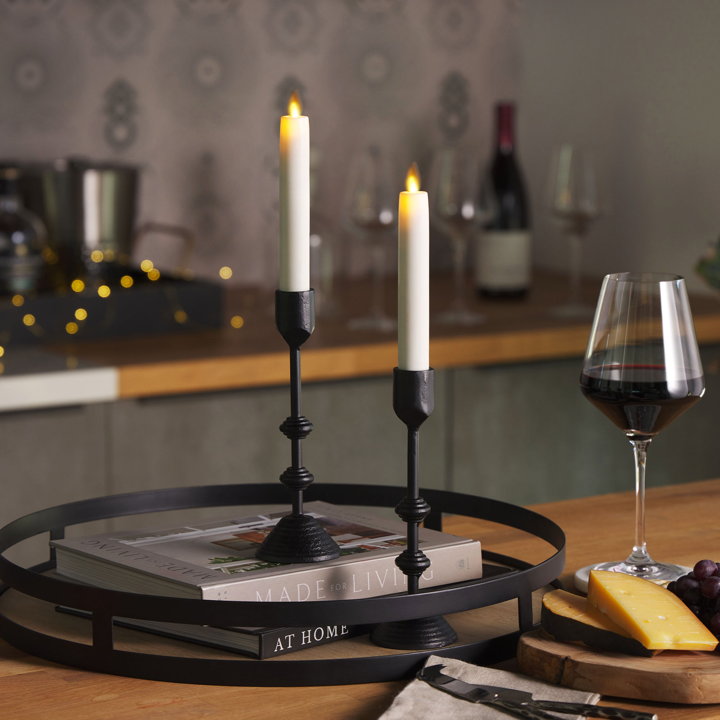 an image of Luminara's white flameless candles