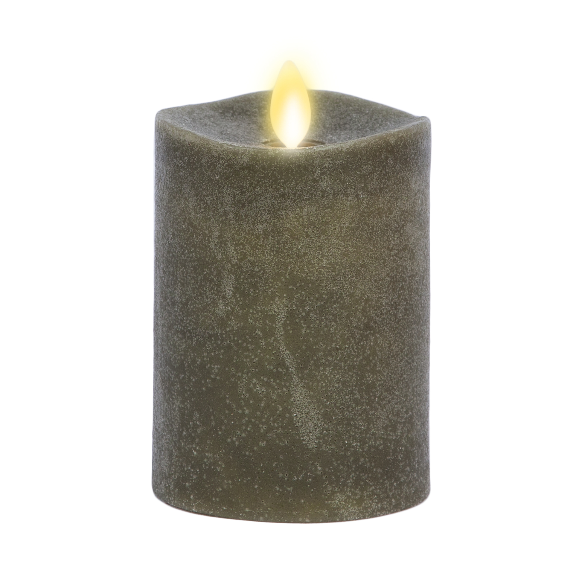 Luminara's Chalky Stone Grey Flameless Candle