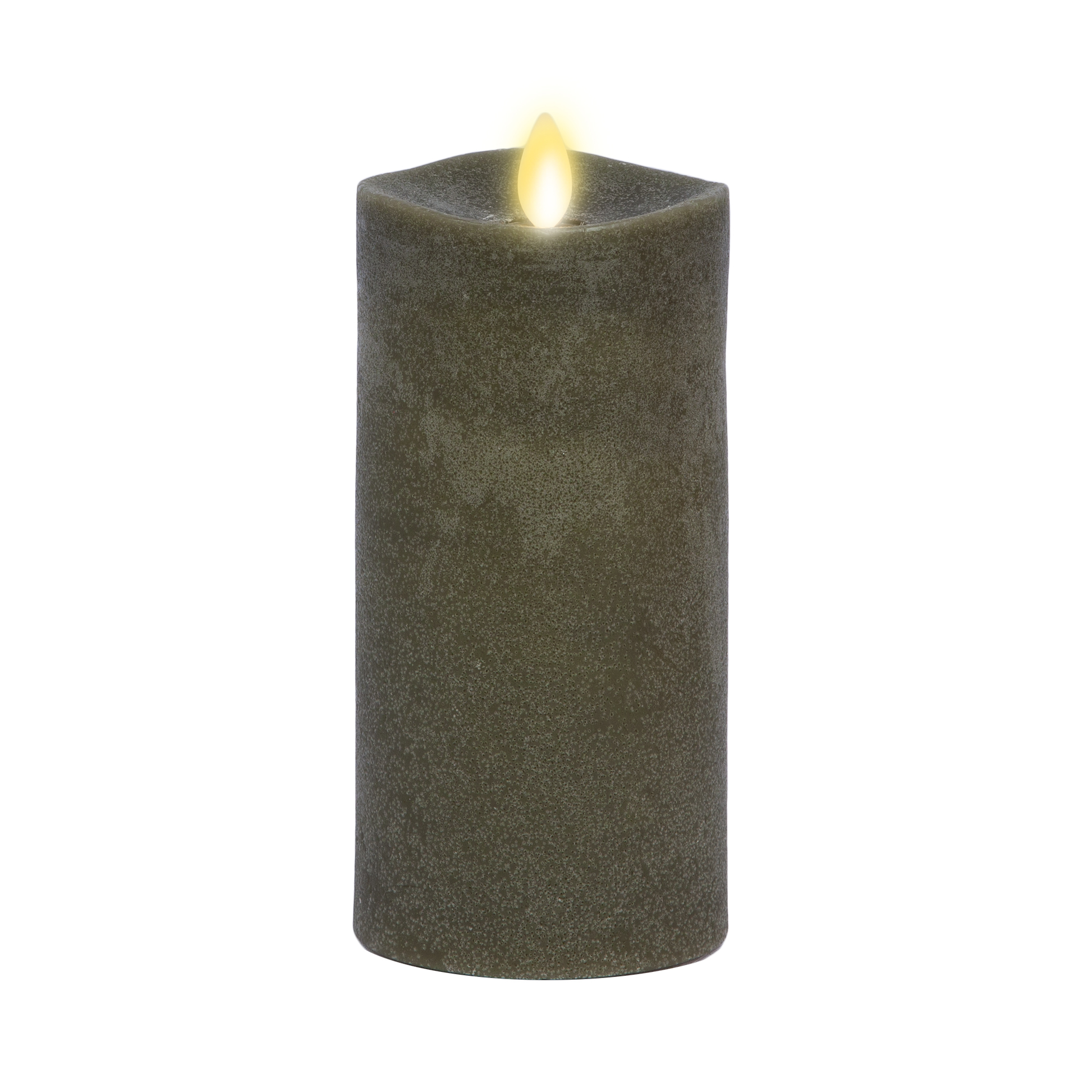Luminara's Chalky Stone Grey Flameless Candle