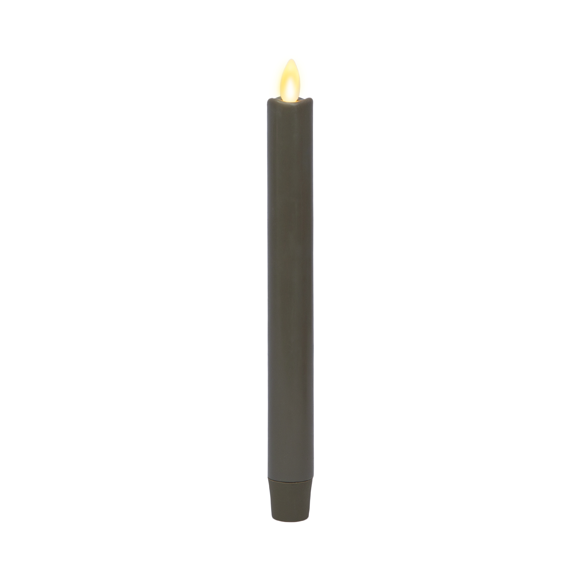 Luminara's Stone Grey Flameless Candles Taper