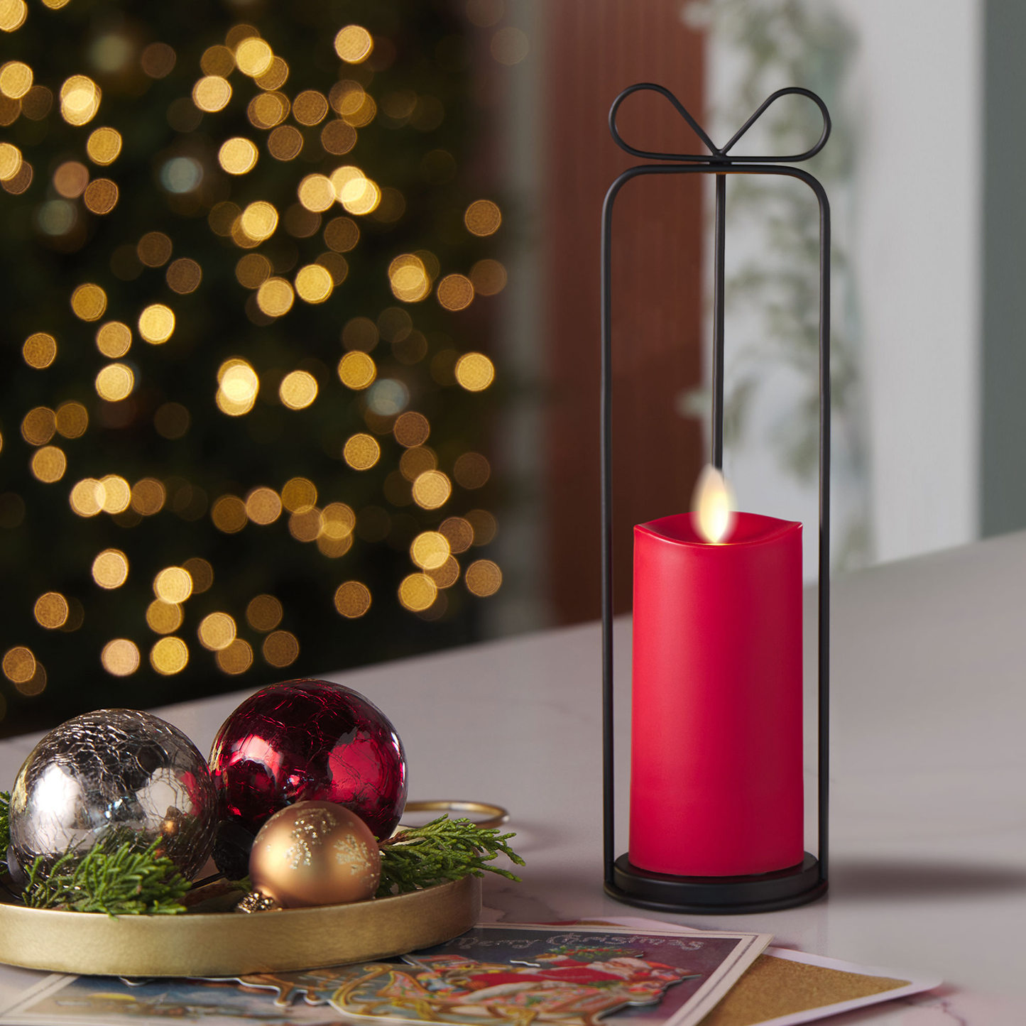 red outdoor lantern | Luminara