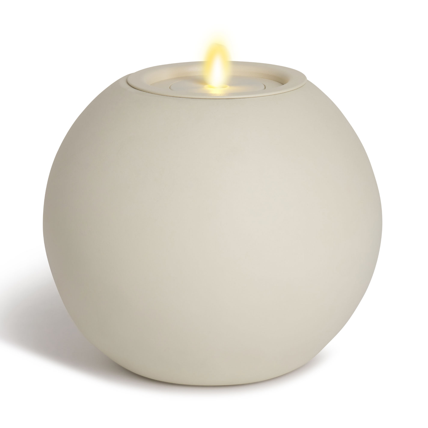 Round Concrete Decorative Candle Holder with Outdoor Votive