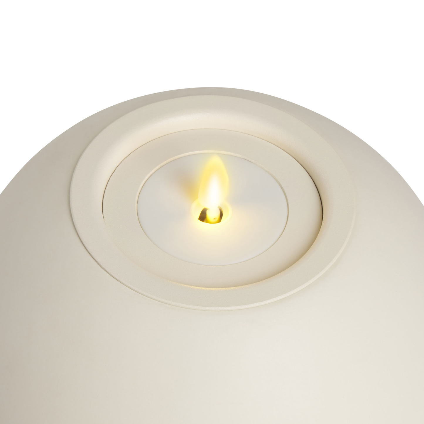 Round Concrete Decorative Candle Holder with Outdoor Votive