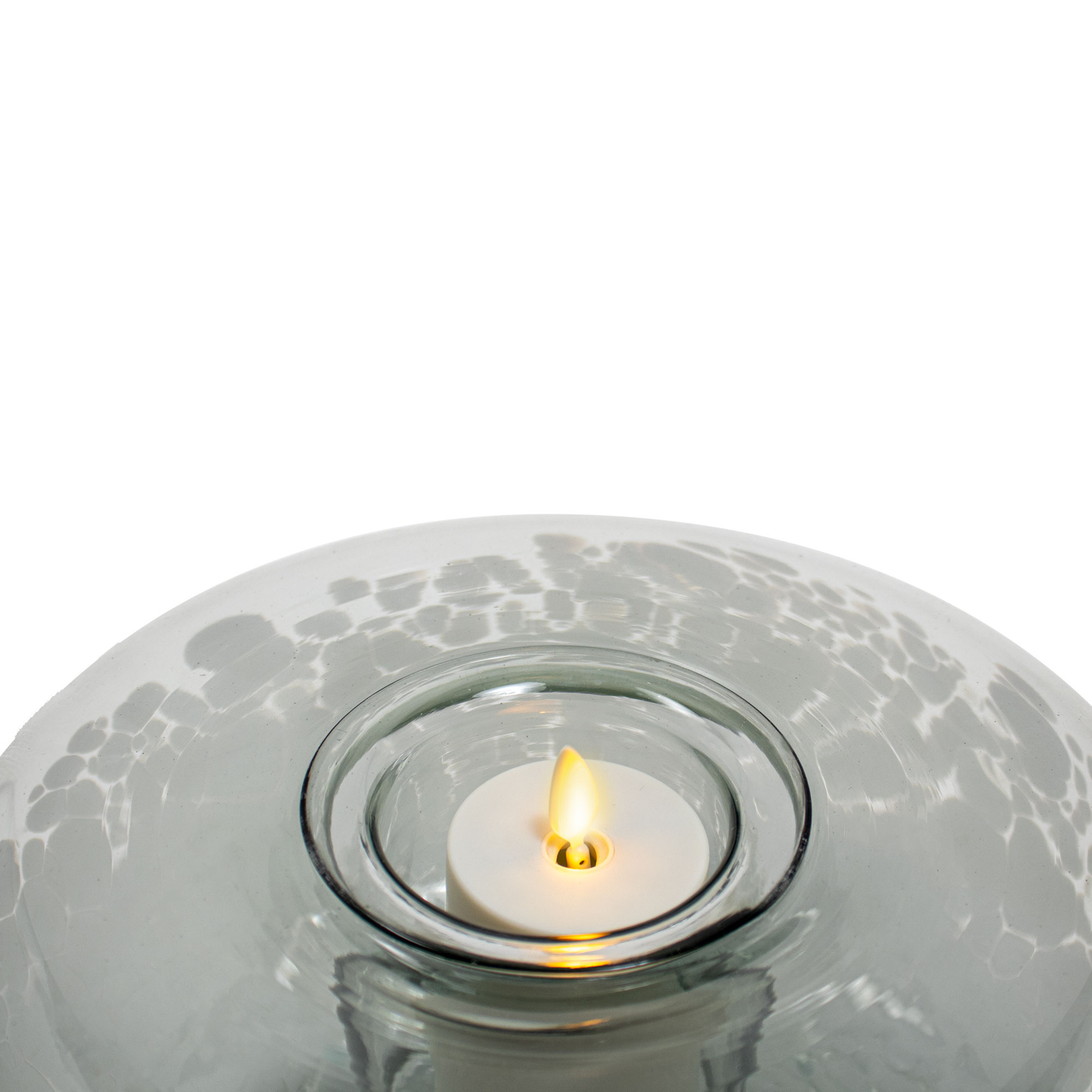 Tubular Glass Decorative Candle Holder with Outdoor Votive