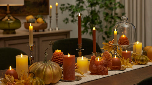 Fall in Love with Flameless Candles this Autumn: Decorative Seasonal Ideas