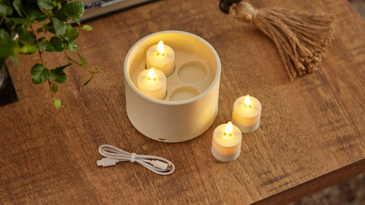 Benefits of Rechargeable Flameless Candles