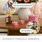 Set of 2 Sweet Pink Flameless Candle Heart Tealights