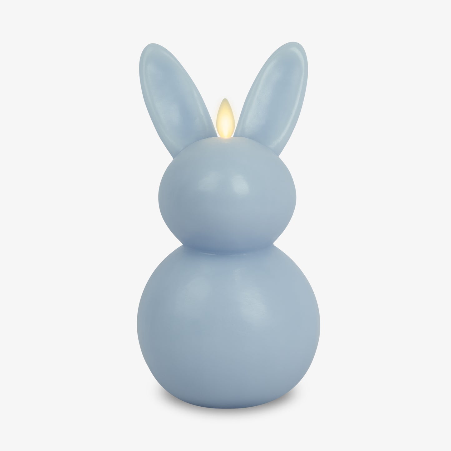 Cashmere Blue Flameless Candle Bunny