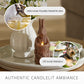 Chocolate Flameless Candle Rabbit