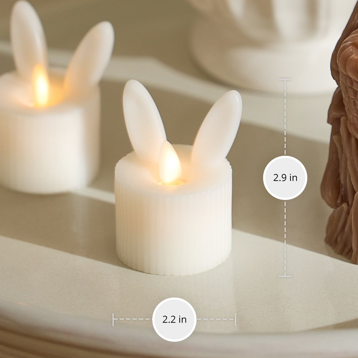 Cotton Cloud Flameless Candle Bunny Tealights