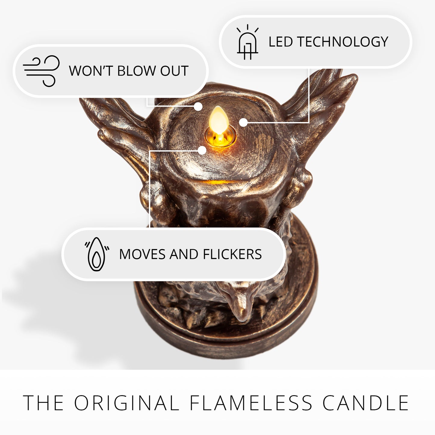 Burnt Umber Flameless Candle American Eagle