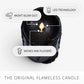 Glitter Black Heavy Wax Drip Pillar