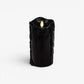 Glitter Black Heavy Wax Drip Pillar