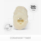 Pearl Ivory Skeleton Hand Pillar
