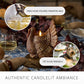 Metallic Cappuccino Flameless Candle Turkey