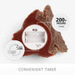 Metallic Cappuccino Flameless Candle Turkey