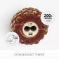Metallic Cappuccino Flameless Candle Pinecone