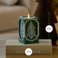 Holiday Green Tree Vignette Flameless Candle