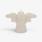 White Swan Glitter Angel Flameless Candle